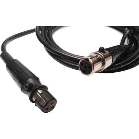The mini xlr version (right) AMT 3-Pin Mini XLR to 4-Pin Mini XLR AMT-MINI XLR (TA4) B&H