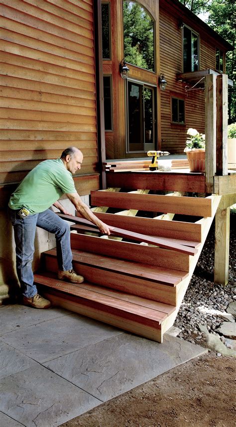 How To Build Simple Wooden Steps