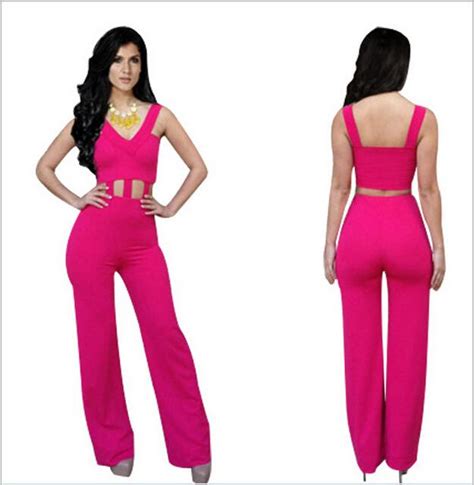 2017 Cut Open Hole Hollow Out Jumpsuit Women Bandage Rompers 2015 Sexy