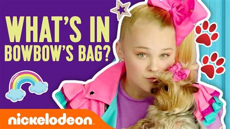 Bowbows Tricks Whats In Bowbows Doggie Bag 🐶 Jojo Siwa
