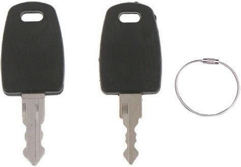 Bodya 2pcs Universal Lock Key Master Keys With 1pc Key Ring For Tsa002