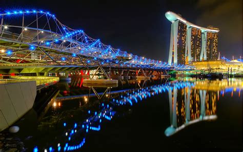 Helix Bridge Of Singapore Singapore Tours