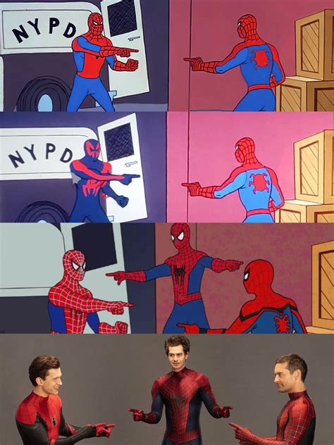 Blurayangel 🦇 On Twitter Evolution Of The Spider Man Pointing Meme 👉👇👈 3ascmver2w
