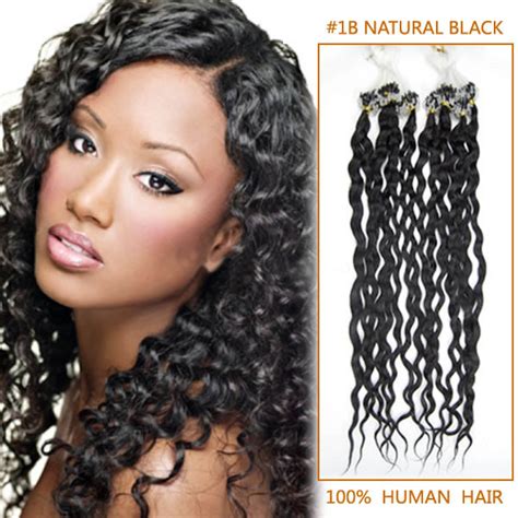 They won't damage your for the micro link extension, you should get a hair type that is close to your natural hair in texture. 16 Inch #1B Natural Black Curly Practical Micro Loop Hair ...