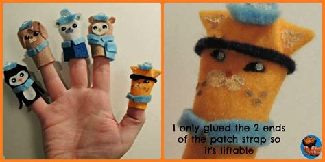 Really Cool Octonauts Finger Puppets By Glittering Muffins Felt