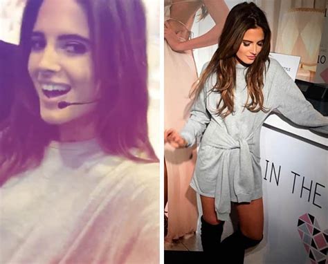 Mics Binky Felstead Suffers Wardrobe Malfunction In Tiny Jumper Dress Daily Star