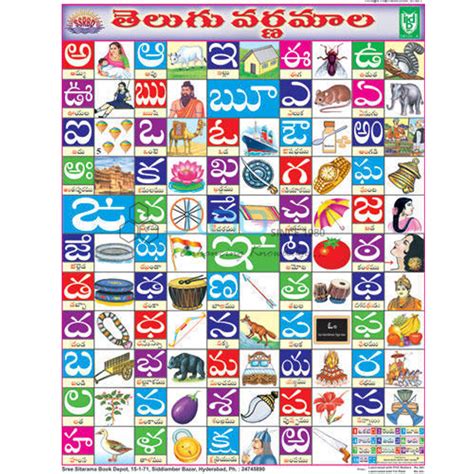 Telugu Alphabet Chart India Telugu Alphabet Chart Manufacturer Telugu