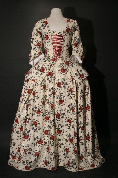 Calico Jacket And Petticoat 18th Century Fashion Historical Dresses