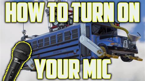 How To Turn On Microphone On Fortnite Quick Pc Setup Mic 2018 Youtube