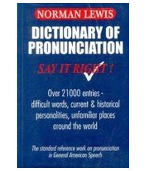 Pronunciation Dictionary