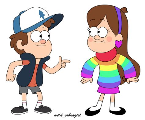 Dipper And Mabel By Wild Cobragirl On Deviantart