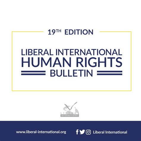 Human Rights Publications Liberal Internationalliberal International