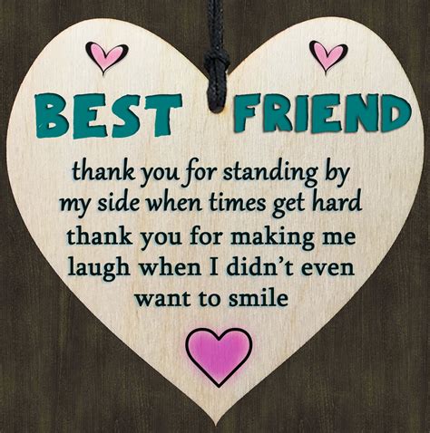 Best Friend Gift Hanging Wall Friendship Poem Sign Save Today