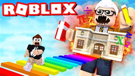 Escape The School Obby In Roblox With Prestonplayz And Jerome Youtube