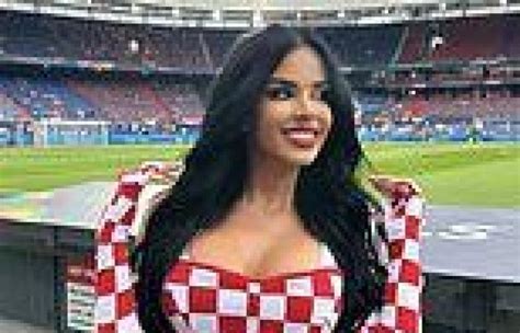 sport news world cup s sexiest fan ivana knoll cheers on croatia in nations league final