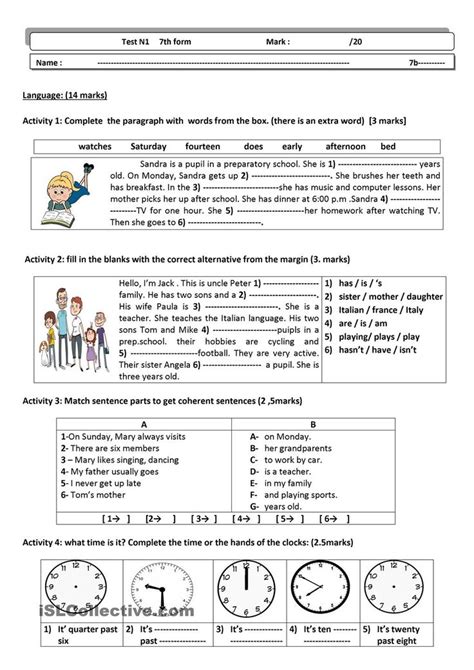 Free english online grammar exercises for esl students. Pin on ESL Worksheets of the Day