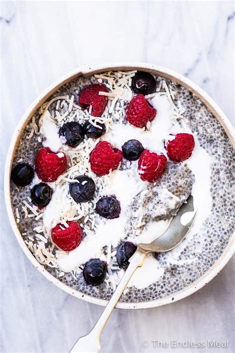 Coconut Chia Seed Pudding Easy To Make The Endless Meal
