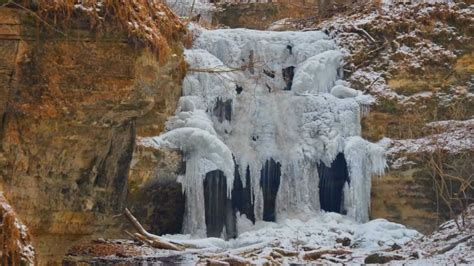 Wintertime At Scandia Waterfall Time Lapse Youtube