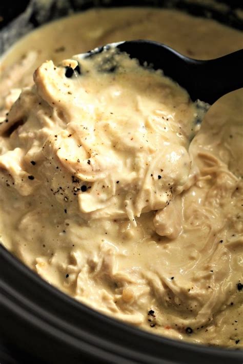 This crock pot cream cheese recipe could have just been chicken covered in cream cheese, and i would have been licking the bowl. Cream Cheese Crock Pot Chicken - My Recipe Treasures