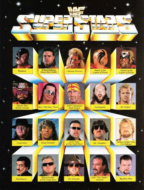 Classic Era Wwf Superstars Wrestling Superstars Wrestling Posters
