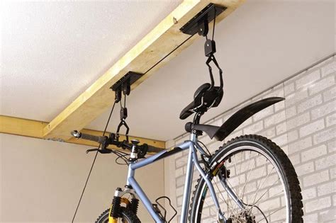 Diy Overhead Garage Storage Pulley System 1 Best Overhead Garage