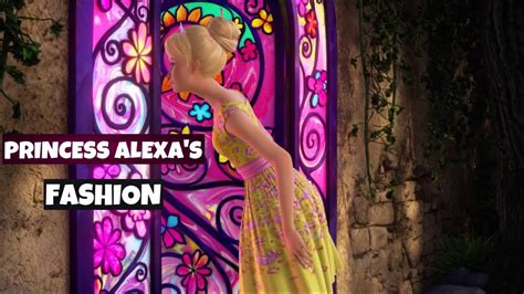 Princess Alexas Fashion In Barbie And The Secret Door Youtube