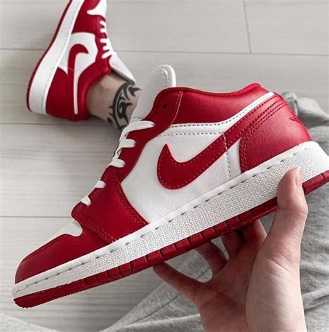 Nike Air Jordan 1 Low Gym Red White High Quality Sneakers • Best Online