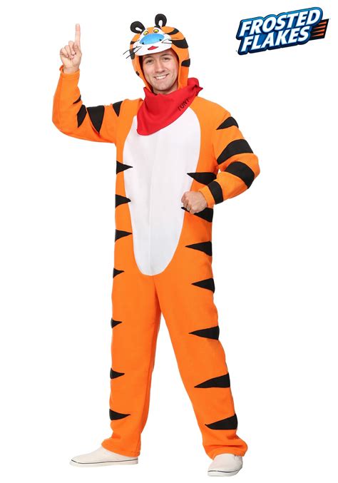 Frosted Flakes Tony The Tiger Costume For Adults