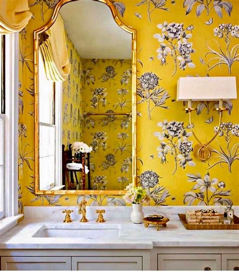 Pin by Lisa mitchell on Decorating/Home Decor | Bathroom wallpaper