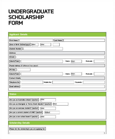The selected individuals will be today we are going to share brief information about international undergraduate scholarships in the uk's top university, the university of nottingham. 35+ Application Form Samples | Free & Premium Templates