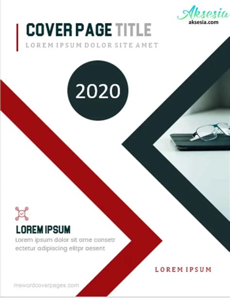 Download Template Cover Laporan Kosong Word Siap Edit Gratis - Aksesia.com