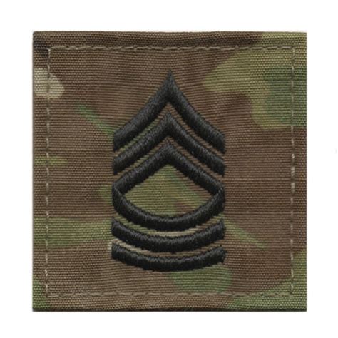 Us Army Master Sergeant E 8 Rank Ocp Or Acu Stars N Stripes Co