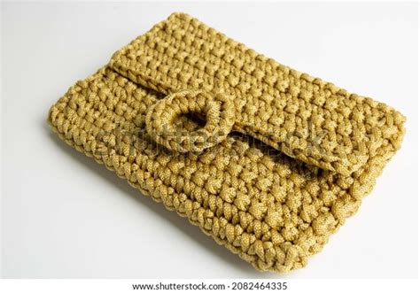 Side View Handmade Nude Crochet Purse Stock Photo 2082464335 Shutterstock