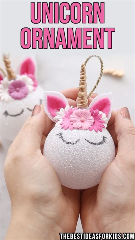Unicorn Ornaments Easy Diy Tutorial The Best Ideas For Kids