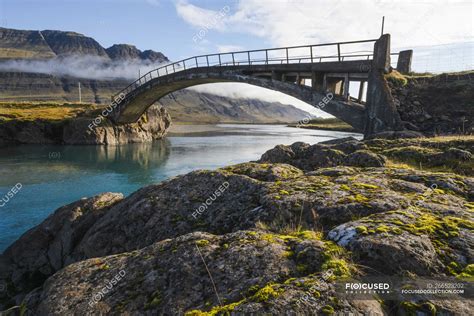Old Bridge On The East Coast Of Iceland Iceland — Building Clouds