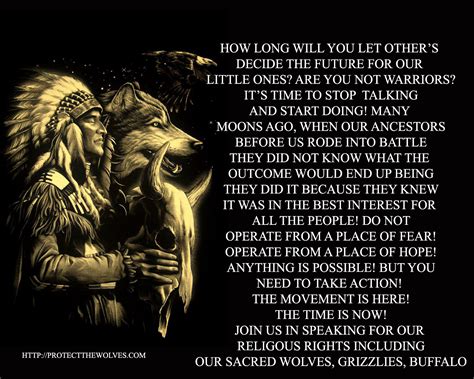 Wolves In Native American Culture Protect The Wolves