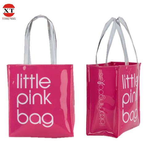 China Vinyl Pvc Shopping Tote Bag Opaqueandtransparent Handle Bag 2018