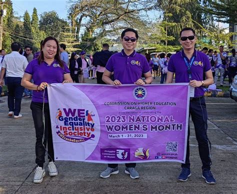 Ched Caraga Joins The Kickoff Of The 2023 National Womens Month