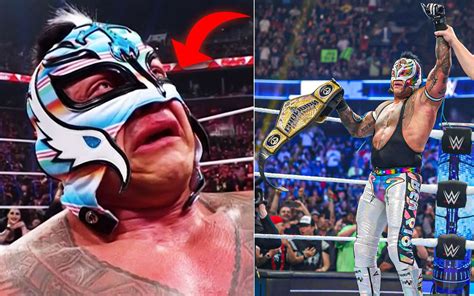 Rey Mysterio Us Champion Former Champion To Turn Heel Following Rey Mysterio S Us Title Win