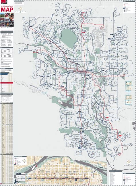 City Of Calgary Transit Map