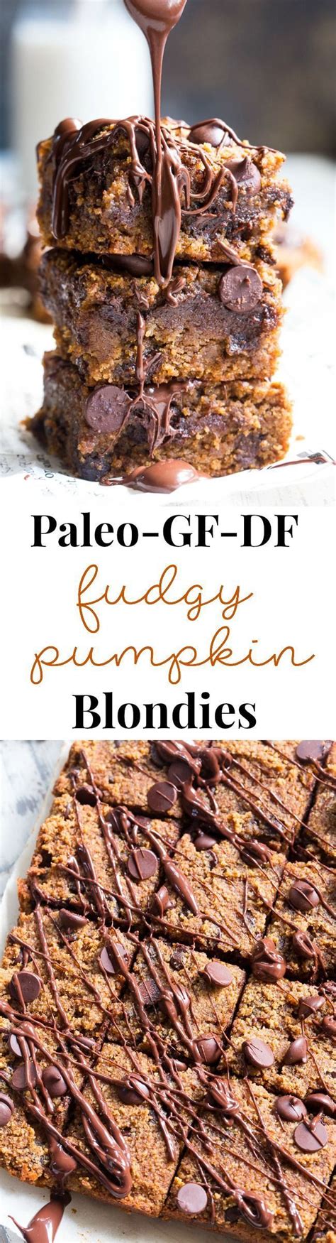 These Fudgy Pumpkin Blondies Are A Dream Theyre Chewy Sweet Packed