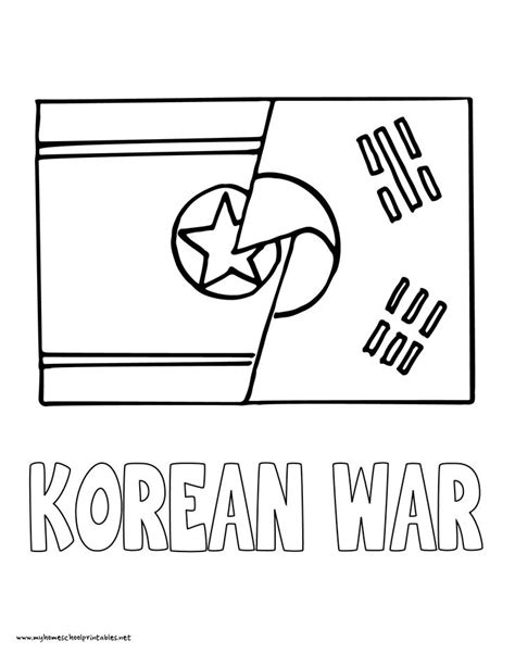 History Volume Flag Coloring Pages South Korea Flag South Korean Flag
