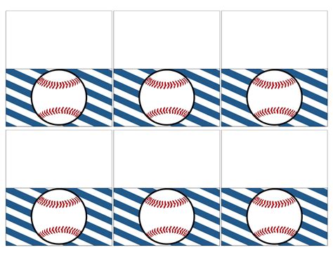 Free Printable Baseball Tags Printable Templates