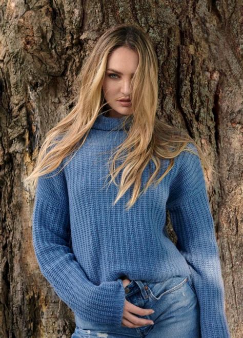 Candice Swanepoel Naked Cashmere Fall Campaign