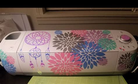 Decorated cricut machine | Cricut crafts, Cricut creations ...