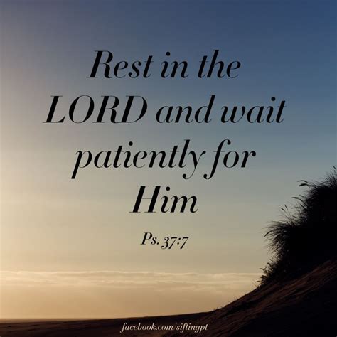 Rest And Wait Psalm 377 God Loves Me
