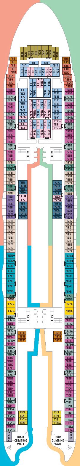 Please note that this deck plan may not reflect the most recent changes. Allure of the Seas- deck plans
