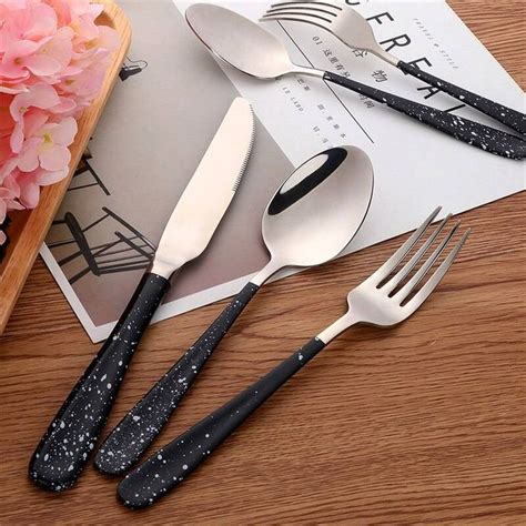 20 Piece Silverware Cutlery Set Stainless Steel Flatware Dinner Service