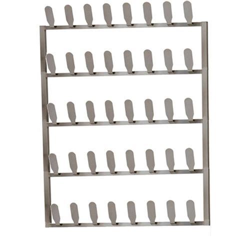With this design, it saves up enough space so that you can have the chance to add more shoes to your shoe stand. Stainless Wall Mounted Shoe Rack - Advecto