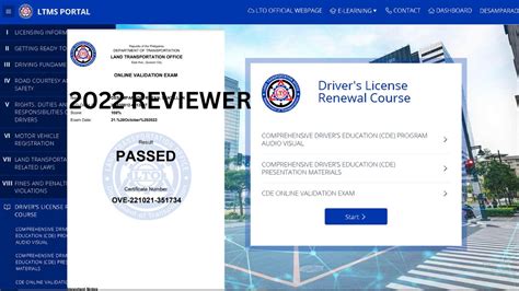 LTO Online Validation Exam Reviewer 2022 TAGALOG 100 PASSED NON